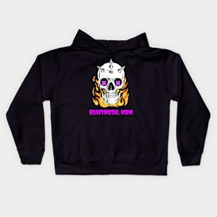 HeavyMetal - Metal Mom Kids Hoodie